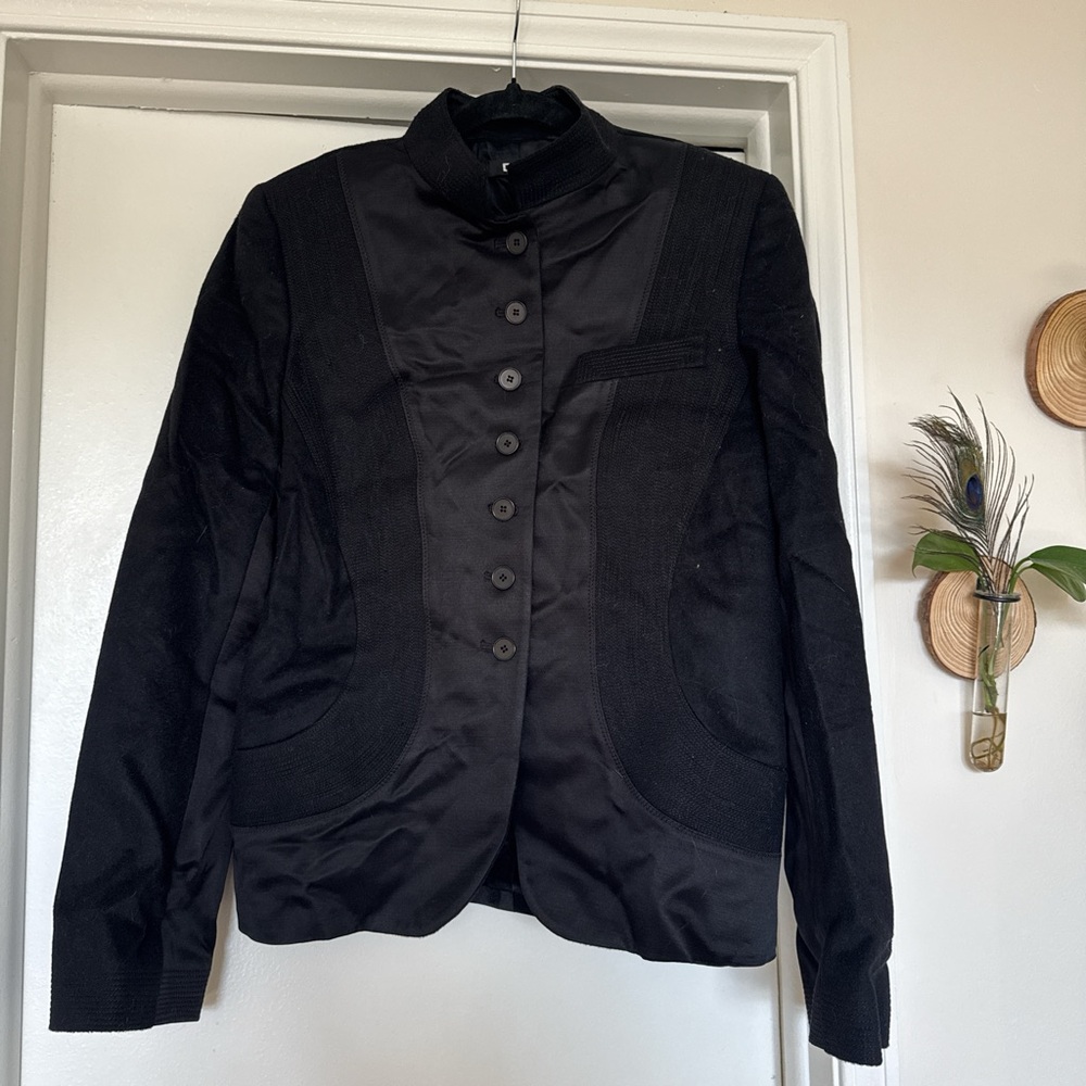 DKNY Black Women’s Button-Front Jacket
